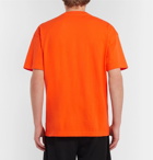 Palm Angels - Appliquéd Cotton-Jersey T-Shirt - Men - Orange