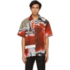 Dunhill Red Abrasion Lounge Short Sleeve Shirt
