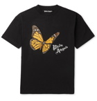 Palm Angels - Printed Cotton-Jersey T-Shirt - Black