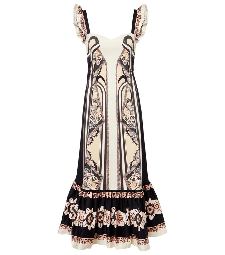 Photo: La DoubleJ Gingerbread printed cotton-blend midi dress