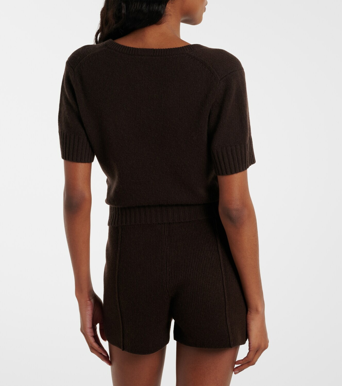 Jardin des Orangers Wool and cashmere shorts