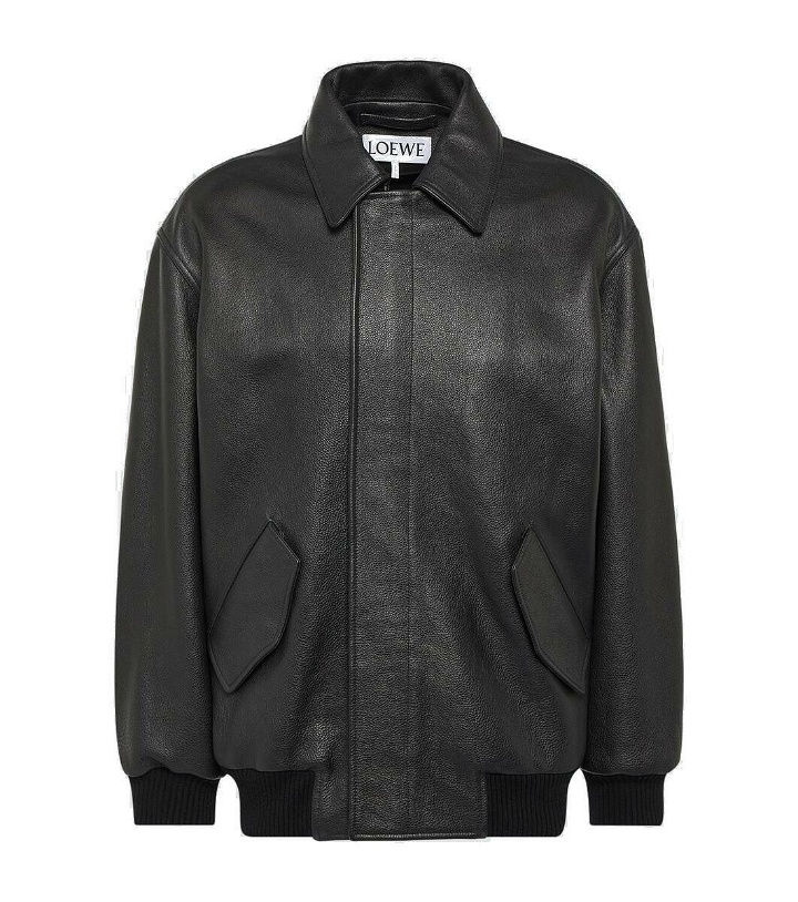 Photo: Loewe Leather bomber jacket