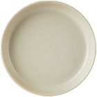 KINTO Beige Ceramic Lab CLK-151 Deep Plate Set, 8 in