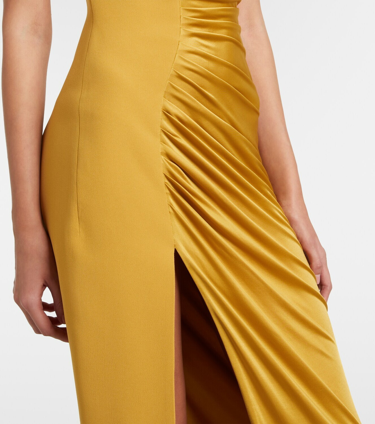 Versace Medusa '95 draped jersey gown