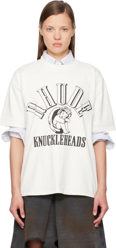 Photo: Rhude White 'Knuckleheads' T-shirt