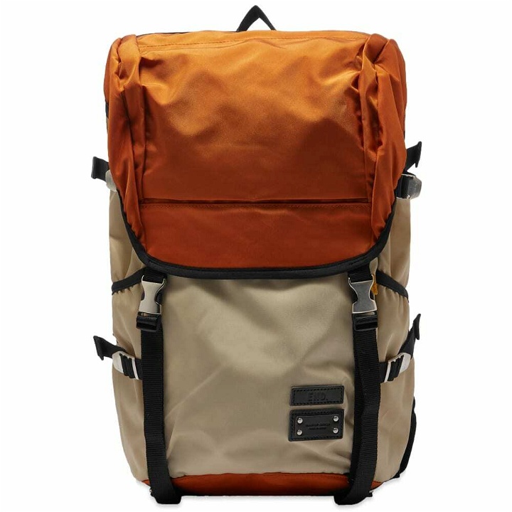 Photo: END. x Master-Piece 'Ibex' Flap Backpack in Beige