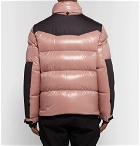 Moncler Grenoble - Panelled Quilted Hooded Down Ski Jacket - Men - Pink