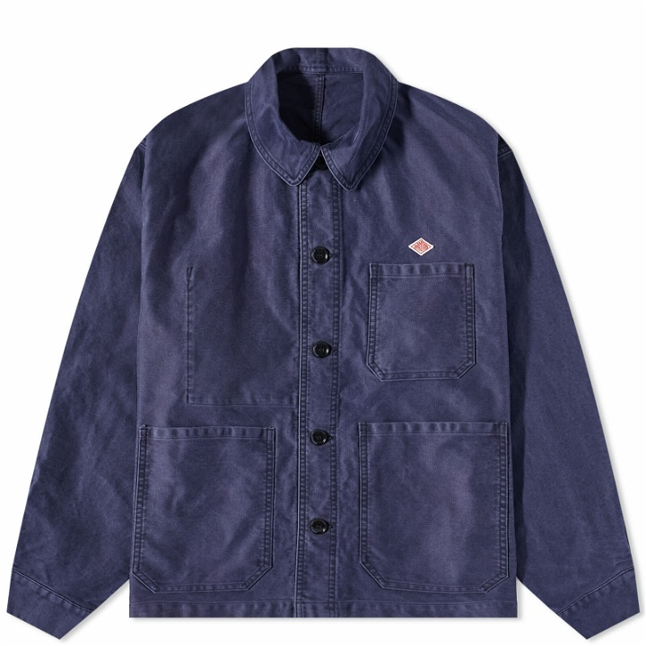 Photo: Danton Men's French Coverall Jacket in Navy