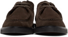 Paul Smith Brown Suede Uriah Lace-Ups