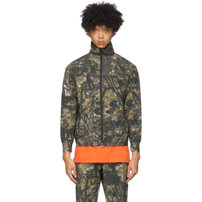 South2 West8 Khaki Camo Trainer Jacket South2 West8