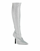 Gia Borghini Womens Boot in Silver