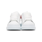 Alexander McQueen White and Red Oversized Sneakers