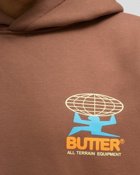 Butter Goods All Terrain Pullover Hoodie Brown - Mens - Hoodies