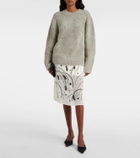 Xu Zhi Embellished wool-blend sweater