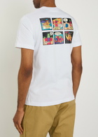 Moncler Printed Cotton T-shirt White