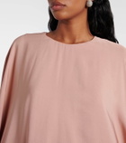 Stella McCartney Embellished caped maxi dress
