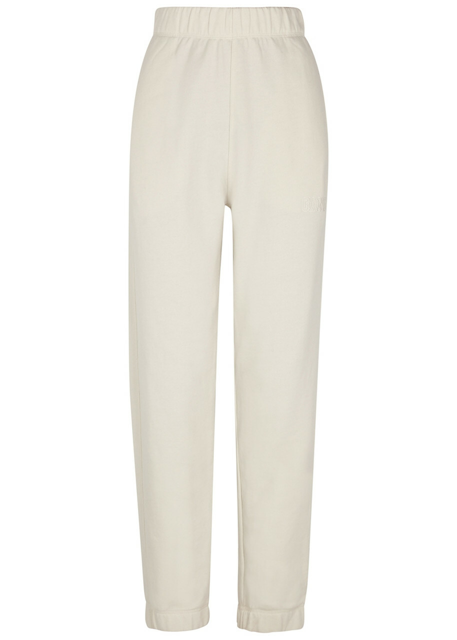 Ganni Elasticated Pants Grey Sweatpants GANNI