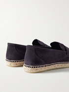 CASTAÑER - Nacho Suede Espadrille Loafers - Blue