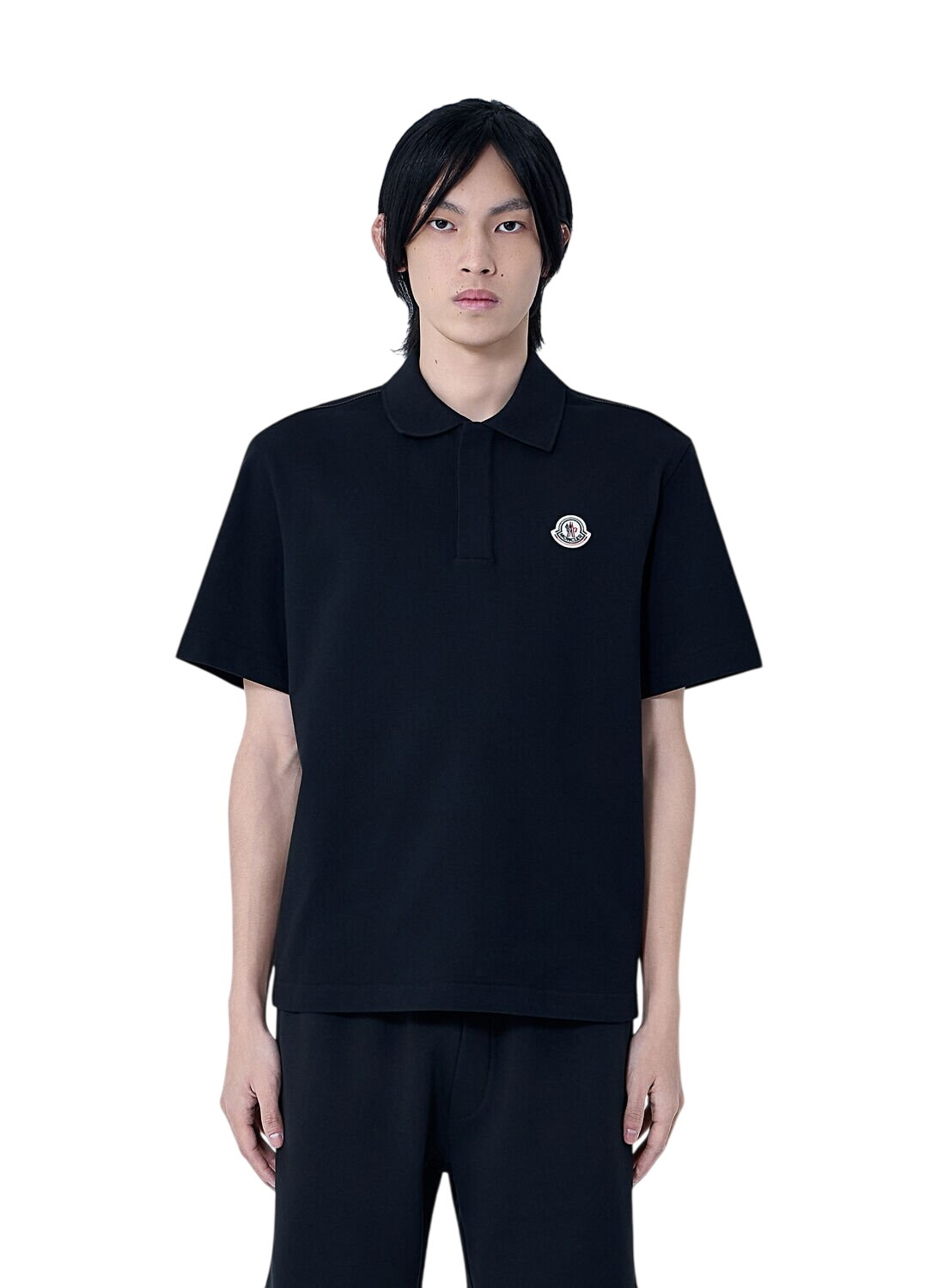 Moncler Maglia Double Logo Polo Moncler