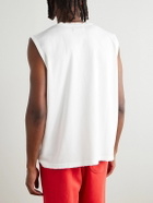 Cherry Los Angeles - Logo-Print Cotton-Jersey Tank Top - White