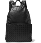 Bottega Veneta - Intrecciato Leather Backpack - Black