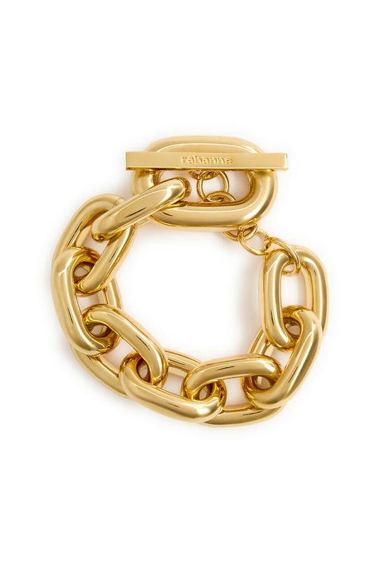 Photo: Rabanne XL Link Chain Bracelet - Gold - One Size
