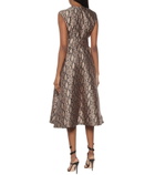 MSGM - Snake-print midi dress