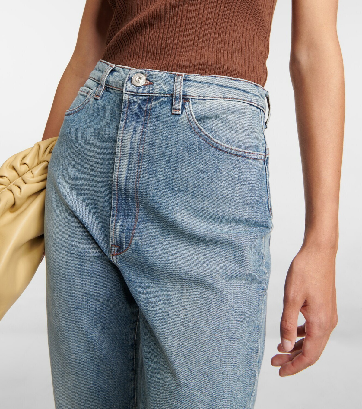 3x1 N.Y.C. High-rise cropped jeans