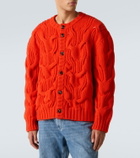 Bottega Veneta Cable-knit wool cardigan