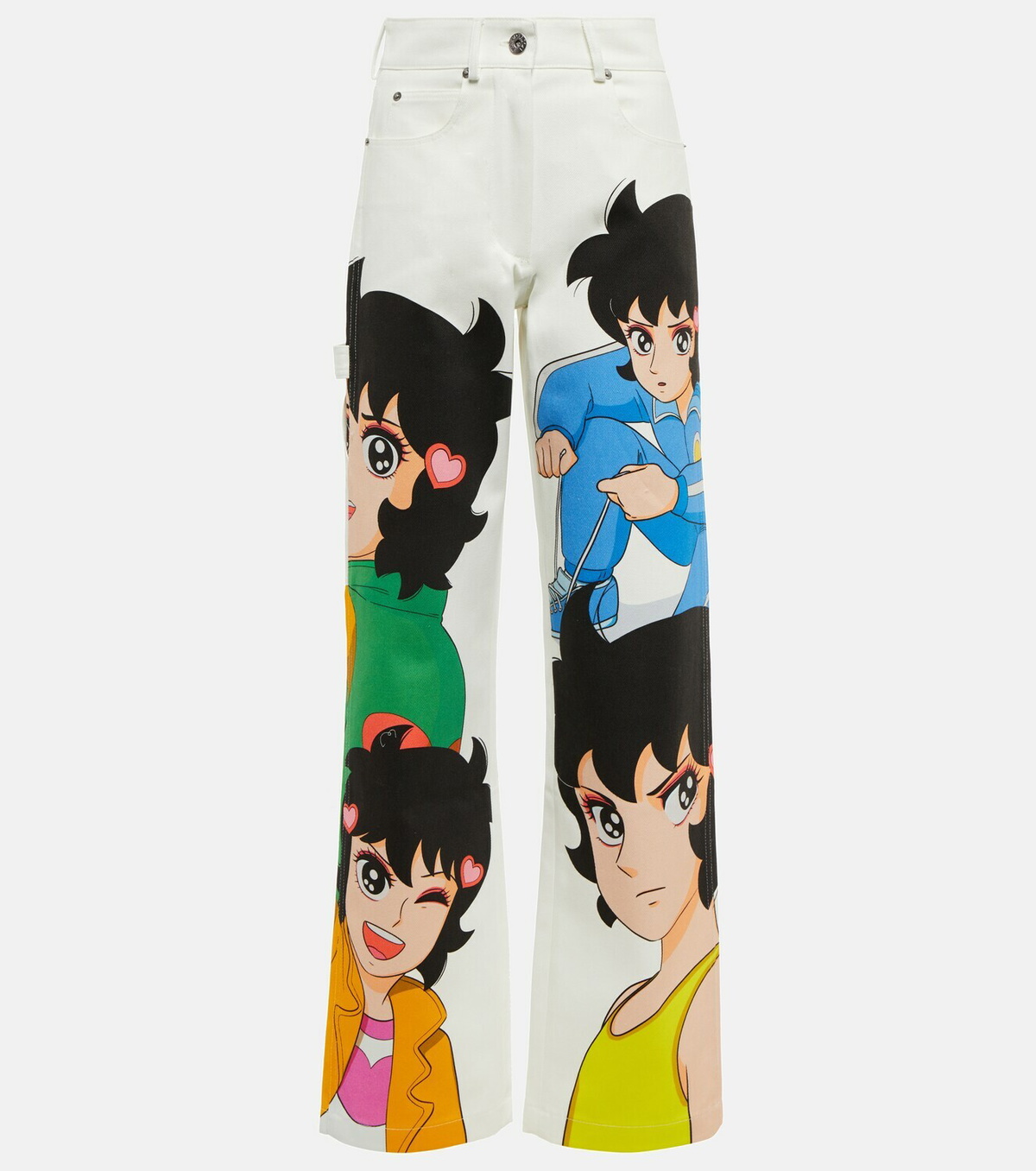 JW Anderson - x Run Hany print straight-leg jeans JW Anderson