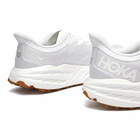 Hoka One One Men's Speedgoat 5 Sneakers in White/Nimbus Cloud