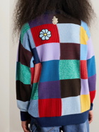 Moncler Genius - 1 Moncler JW Anderson Patchwork Cashmere and Wool-Blend Cardigan - Multi