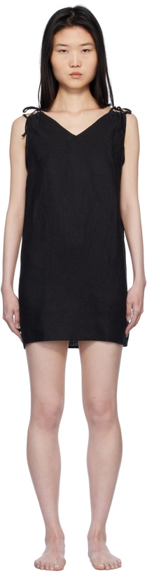 Photo: Deiji Studios Black Looped Minidress