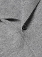 LOEWE - Logo-Appliquéd Wool Cardigan - Gray
