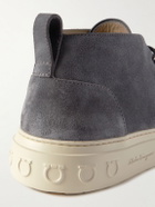Salvatore Ferregamo - Montgomery Suede Chukka Sneakers - Gray