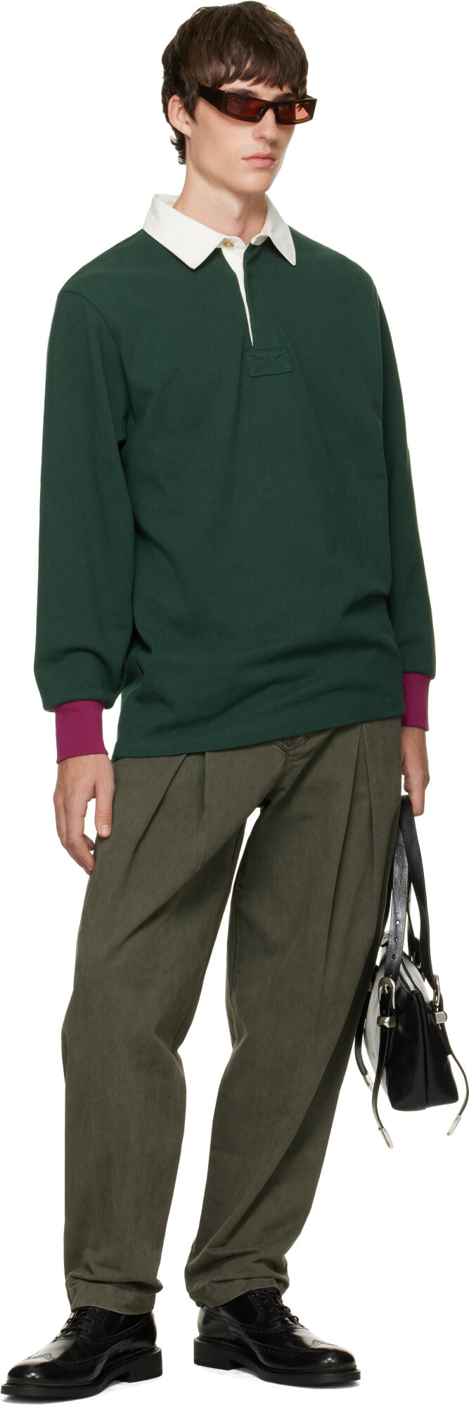 Entire Studios Green Jonah Polo