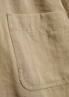 Jacquemus La Veste Pastro Striped Linen Jacket Beige