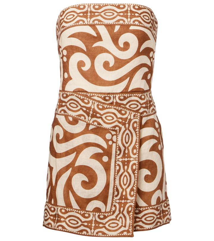 Photo: Johanna Ortiz Raíz Ritual strapless linen minidress