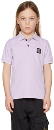 Stone Island Junior Kids Purple Patch Polo