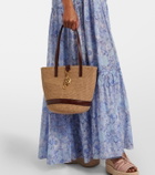 Chloé Medium leather-trimmed basket bag