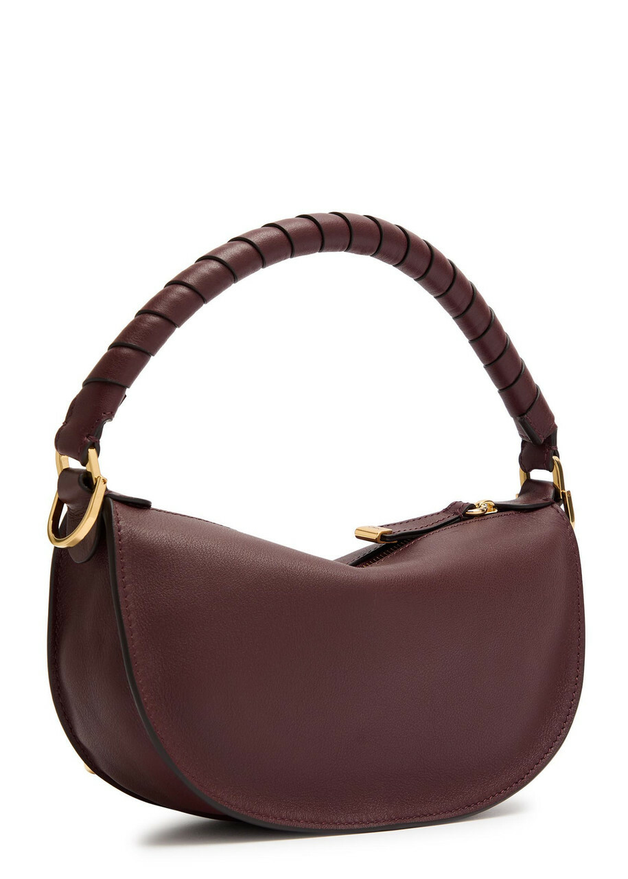 Chloe Marcie Mini Leather Shoulder bag - Dark Purple - One Size