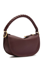 Chloe Marcie Mini Leather Shoulder bag - Dark Purple - One Size