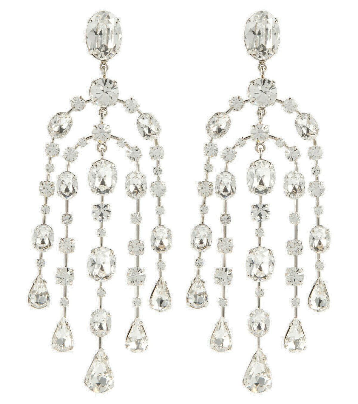 Jennifer Behr Ophelia embellished drop earrings Jennifer Behr