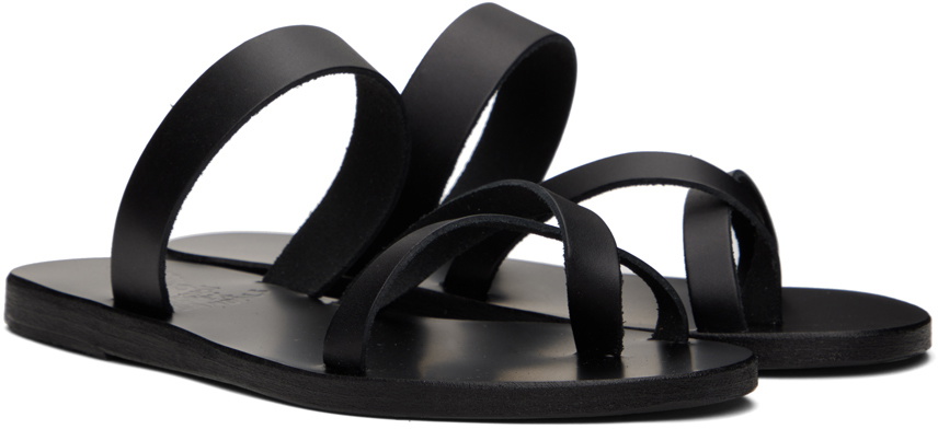 サンダル・ミュール ANCIENT GREEK SANDALS SLIPPER (DAPHNAE BLACK) ANCIENT GREEK SANDALS Daphnae leather sandals | NET-A-PORTER
