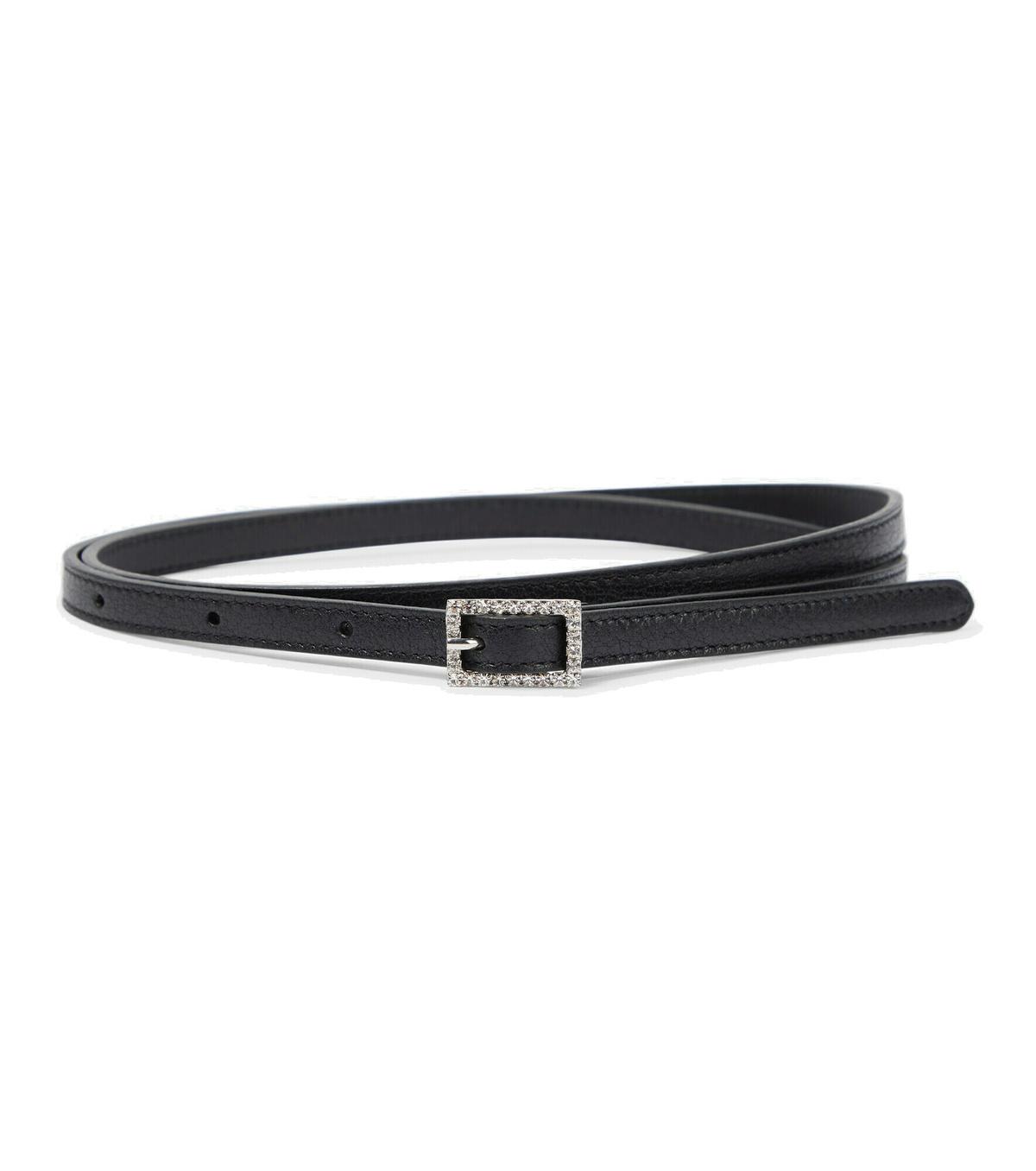 Saint Laurent - Embellished leather belt Saint Laurent