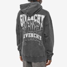 Givenchy Men's Multi Logo Hoody in Grey