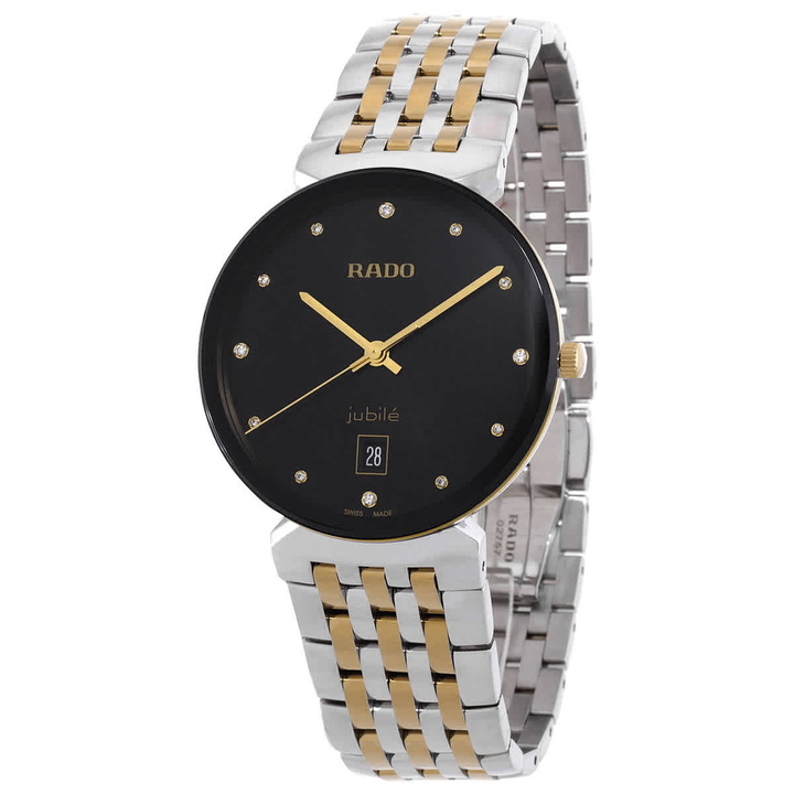 Photo: Rado Florence Classic Quartz Diamond Black Dial Unisex Watch R48912743