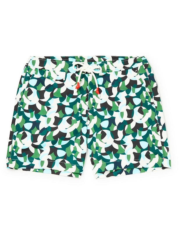 Photo: Orlebar Brown - Standard Mid-Length Printed Swim Shorts - Green