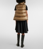Sacai Asymmetric quilted down vest