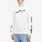 1017 ALYX 9SM Men's Long Sleeve Logo T-Shirt in White